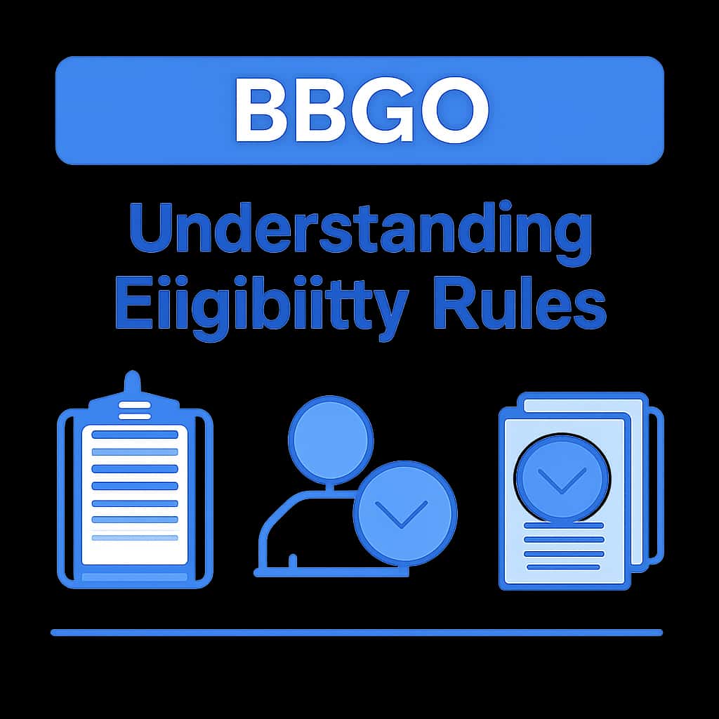 An educational diagram on BBGO eligibility.