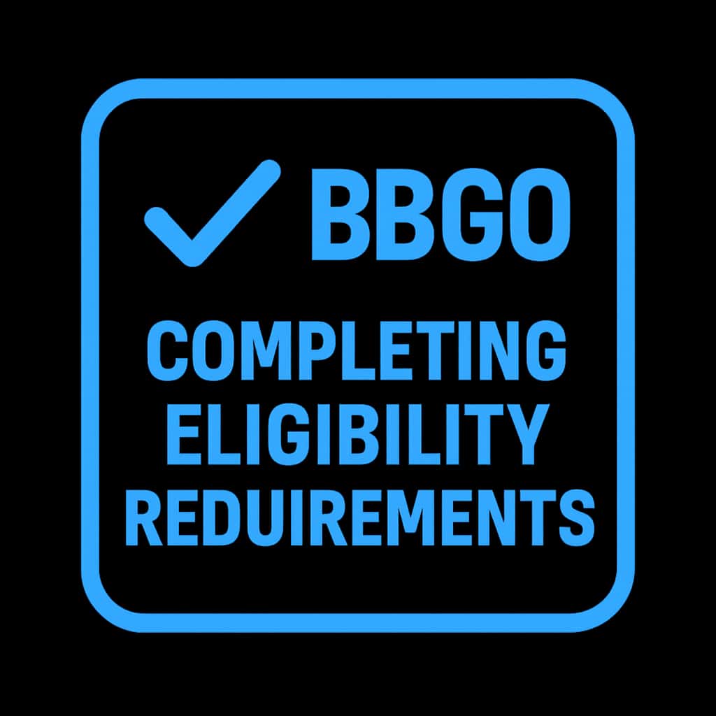 An icon representing BBGO eligibility requirements.