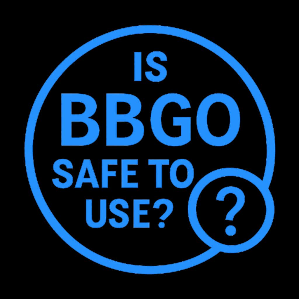 An informative badge about BBGO's safety features.